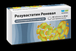 Розувастатин Реневал таб. п.п.о. 20мг №30
