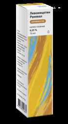 Левомицетин Реневал капли гл. 0,25% 10мл №1