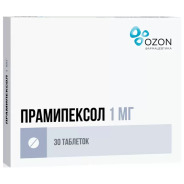 Прамипексол таб. 1мг №30