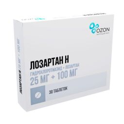 Лозартан Н таб. п.п.о. 12,5мг+50мг №30