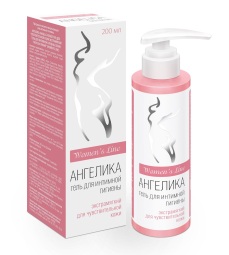 Ангелика Женская линия гель д/интимной гигиены увлажняющий фл. 200мл