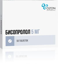 Бисопролол таб. п.п.о. 5мг №50