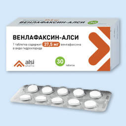 Венлафаксин-Алси таб. 37,5мг №30