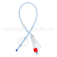 Катетер Фолея (Фолисил ЛТ) двухходовой, женский тип прямой д/длит.использ. силикон ch14 10мл 25см АА7514
