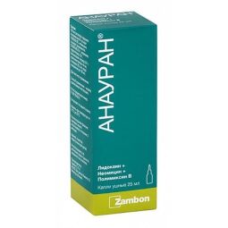 Анауран капли ушн. 25мл