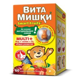 Витамишки мульти плюс йод+холин общее развитие пастилки жев 2,5г №60