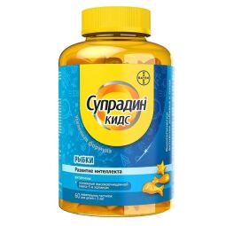 Супрадин кидс рыбки пастилки жев 4г №60