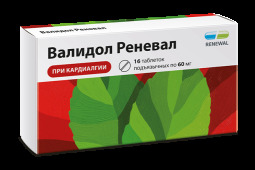 Валидол Реневал таб. подъязыч. 60мг №16