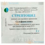 Стрептоцид пор. наружн. 2г