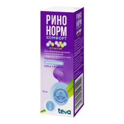 Ринонорм комфорт спрей наз. доз. 0,1мг+5мг/доза 10мл №1 (90доз)