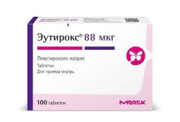 Эутирокс таб. 88мкг №100