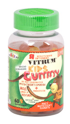 Витрум кидс гамми мармелад жев. яблоко от 3-10лет №60