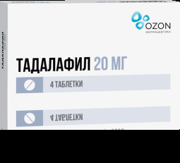 Тадалафил таб. п.п.о. 20мг №4