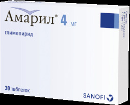 Амарил таб. 4мг №30