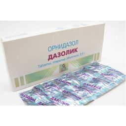 Дазолик таб. п.п.о 500мг №10