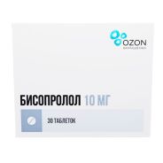 Бисопролол таб. п.п.о. 10мг №30